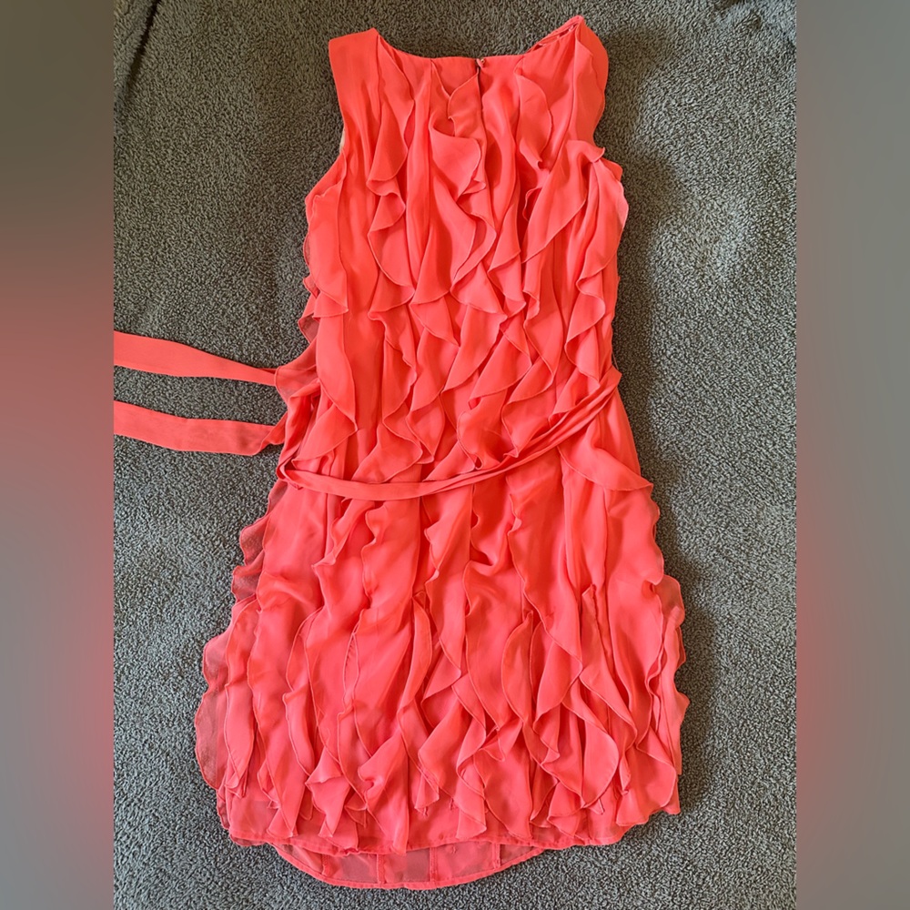 Calvin Klein Coral Party or Formal Dress Beautiful, size 6 - Picture 9 of 12